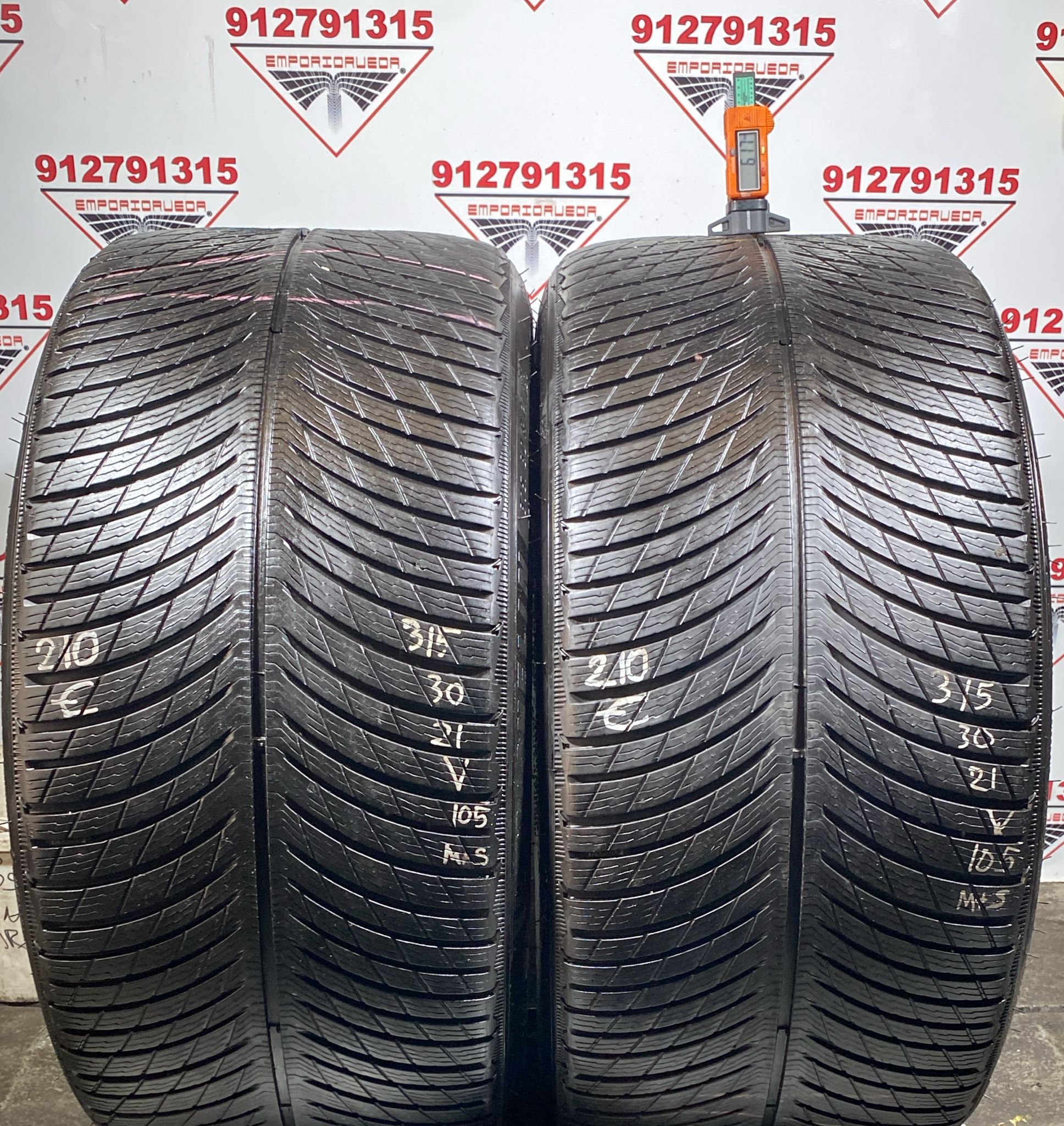 MICHELIN PILOT ALPIN USADO M+S 315/30 R21 105 V